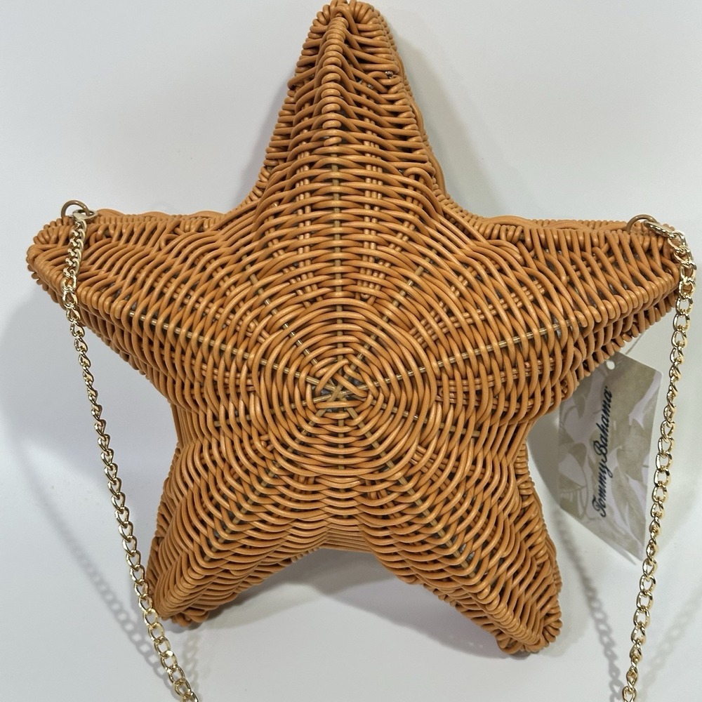 NWT! Tommy Bahama Novelty Bags Woven Crab/Seahorse/Starfish/Lobster/Fish/Alligat